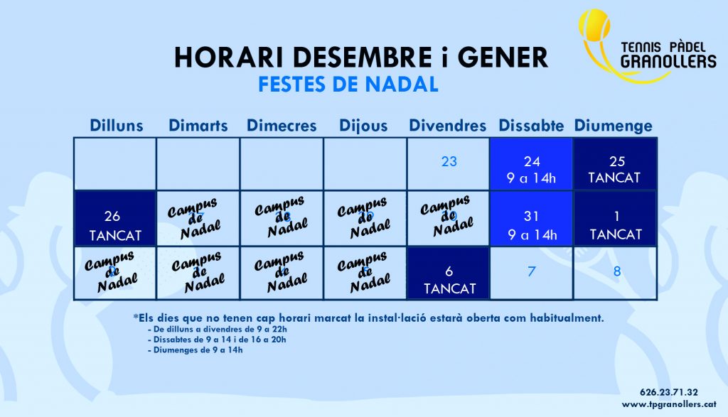 horari-nadal-2016